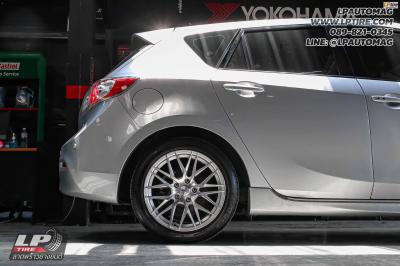 รถ - MAZDA 3 ล้อแม็ก - SSW S348 Hyper Silver หน้าเงา สเปค - 17x8 ET38 5x114.3 ยาง - bridgestone
เบอร์ - 205/50 R17