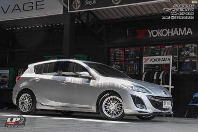 รถ - MAZDA 3 ล้อแม็ก - SSW S348 Hyper Silver หน้าเงา สเปค - 17x8 ET38 5x114.3 ยาง - bridgestone
เบอร์ - 205/50 R17