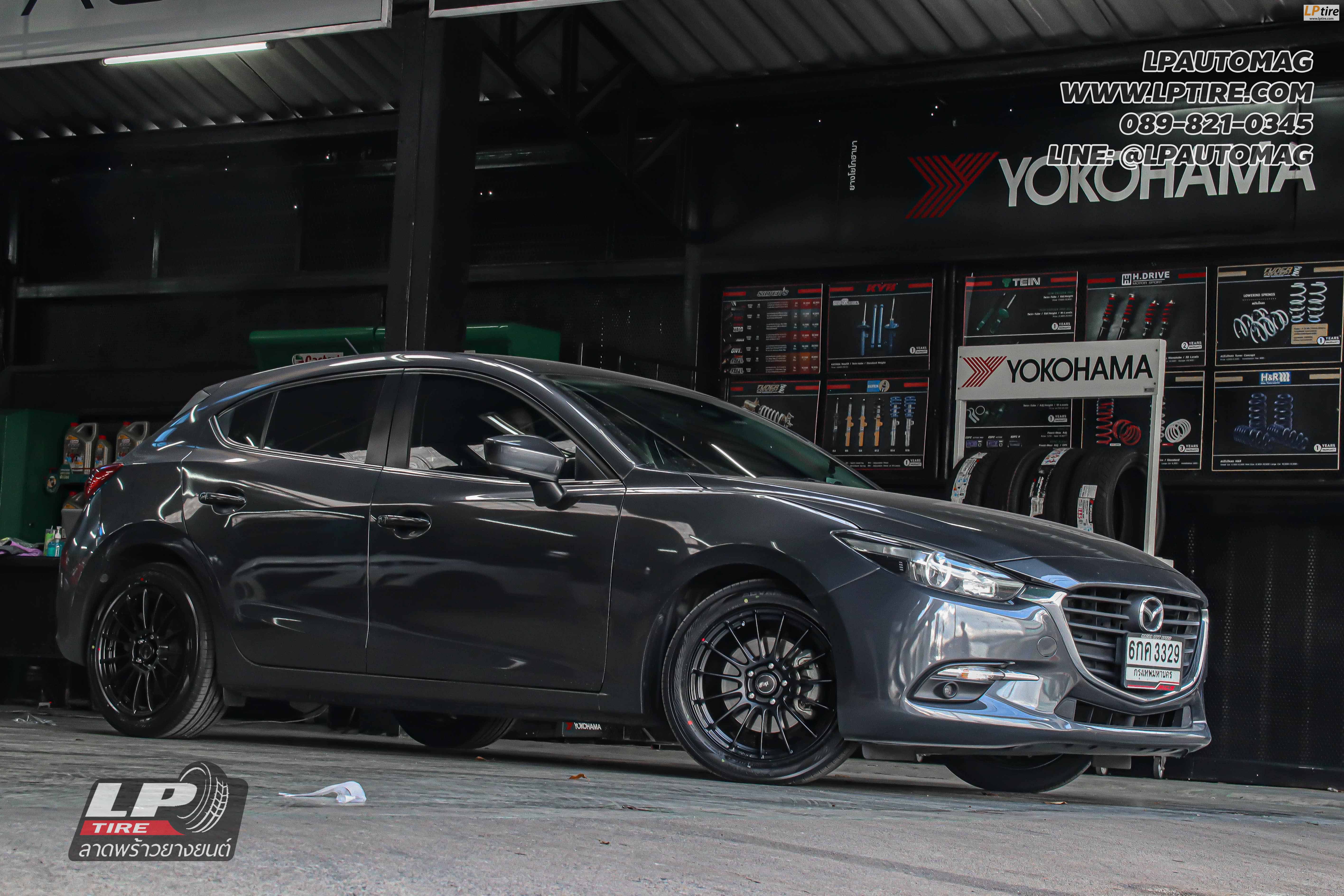 
รถ - MAZDA 3 ล้อแม็ก - ADVANTI MD002 INIZIO FlowForming ดำด้าน สเปค - 17x7.5 ET45 5x114.3
ยาง - YOKOHAMA V552 เบอร์ - 215/50-17
