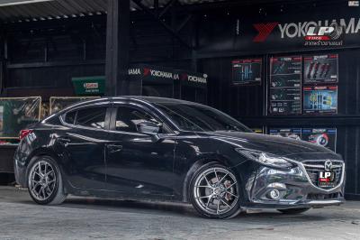 รถ -MAZDA 3 ล้อแม็ก - LENSO JAGER DYNA Hyper Black ขอบ - 18x8.5 ET42 5x114.3 ยาง- ALLIANCE AL30 030Ex เบอร์ - 225/40-18 ผ้าเบรค - NEXZTER