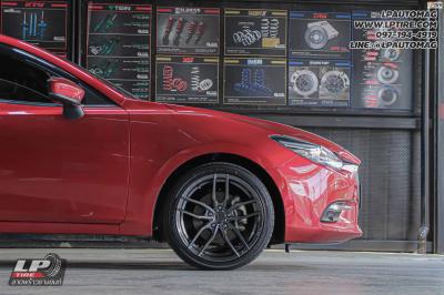 รถ -MAZDA 3 ล้อแม็ก - VAGE VF05 (TMF-003) V-DARK สเปค - 18x8.5 ET35 5x112-5x114.3 ยาง - ALLIANCE AL30 030Ex เบอร์ - 225/40-18