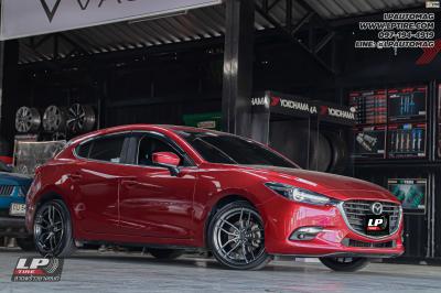 รถ -MAZDA 3 ล้อแม็ก - VAGE VF05 (TMF-003) V-DARK สเปค - 18x8.5 ET35 5x112-5x114.3 ยาง - ALLIANCE AL30 030Ex เบอร์ - 225/40-18