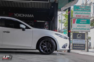 รถ - MAZDA 3 ล้อแม็ก - VAGE VF04 Dark Gm-Flat สเปค - 18x8.5 ET35 5x112-5x114.3 ยาง - OTAN KC2000 เบอร์ - 225/40-18