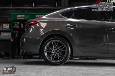 รถ - MAZDA 3 ล้อแม็ก - VLF FLOW FORM VLF16 กันเมทัล สเปค - 18x8 ET38 5x114.3 ยางเดิม