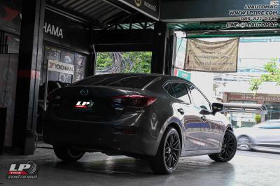 รถ - MAZDA 3 ล้อแม็ก - VLF FLOW FORM VLF16 กันเมทัล สเปค - 18x8 ET38 5x114.3 ยางเดิม