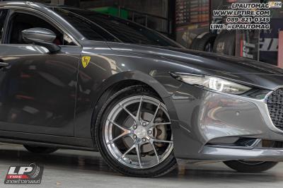 รถ - MAZDA 3 ล้อแม็ก - LENSO Jager Dyna Liquid Metal สเปค -18x8.5 ET35 5x114.3 ยาง - Michelin PILOT SPORT 4 เบอร์ - 215/45 R18