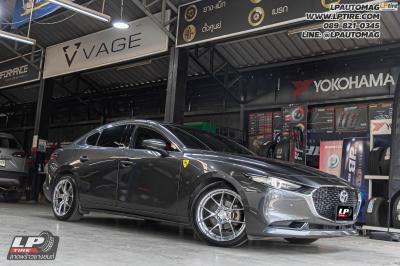 รถ - MAZDA 3 ล้อแม็ก - LENSO Jager Dyna Liquid Metal สเปค -18x8.5 ET35 5x114.3 ยาง - Michelin PILOT SPORT 4 เบอร์ - 215/45 R18