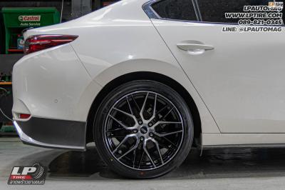 รถ - MAZDA 3 ล้อแม็ก - SSW S348 ดำหน้าเงา สเปค - 18x8.5 ET40 5x114.3 ยาง - YOKOHAMA V553
เบอร์ - 215/45-18