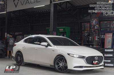 รถ - MAZDA 3 ล้อแม็ก - SSW S348 ดำหน้าเงา สเปค - 18x8.5 ET40 5x114.3 ยาง - YOKOHAMA V553
เบอร์ - 215/45-18