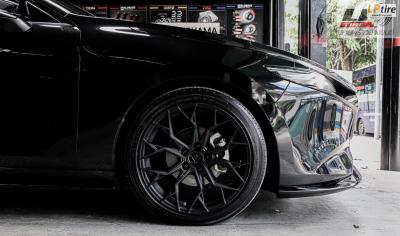 รถ - MAZDA 3 ล้อแม็ก - VAGE VF03 Alumite Black สเปค - 18x8.5 ET35 5x112-5x114.3 ยาง - YOKOHAMA V552 Advan DB (JAPAN) เบอร์ - 215/45-18