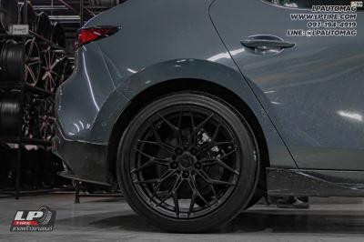 รถ - MAZDA 3 ล้อแม็ก - VAGE VF032 Alumite Black สเปค - 18x8.5 ET35 5x112-5x114.3 ยาง - YOKOHAMA เบอร์ - 215/45-18