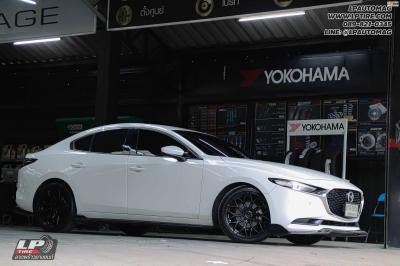 รถ - MAZDA 3 ล้อแม็ก - VAGE VF032 V-BLACK สเปค - 18x8.5 ET35 5x114.3-5x112 ยาง - MICHELIN PRIMACY4 เบอร์ - 225/45-18