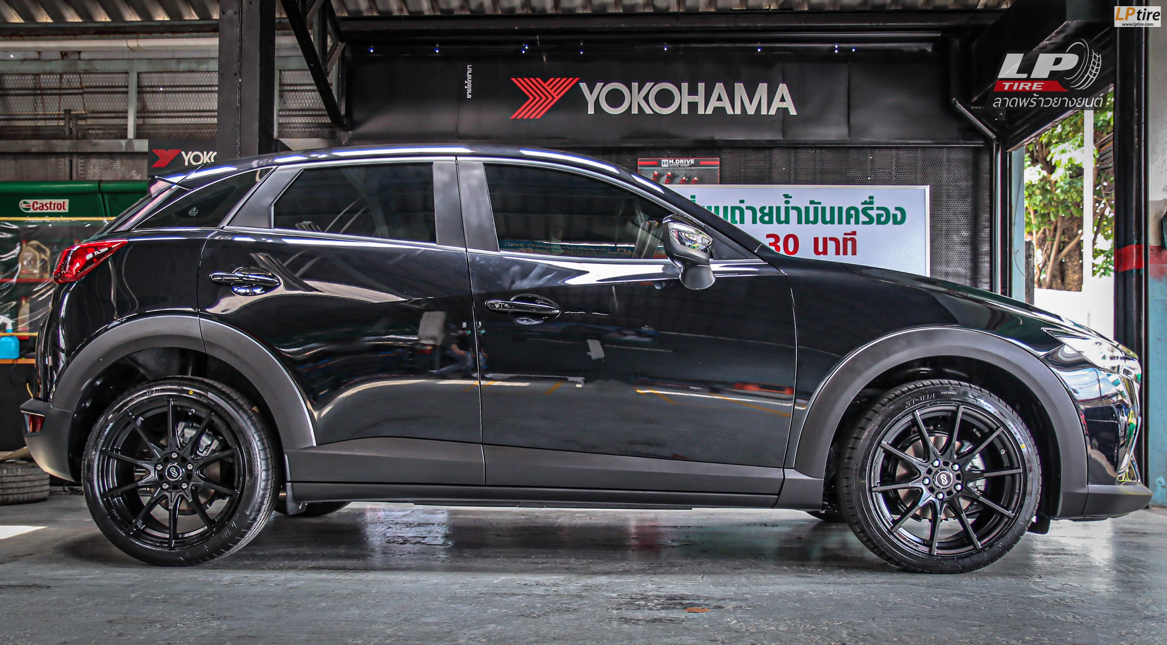 รถ -MAZDA CX-3 ล้อแม็ก - ENKEI SC52 ดำด้าน สเปค - 18x8.5 ET40 5x114.3 ยาง - FIRENZA ST-01A
เบอร์ - 225/45-18