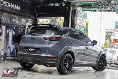 รถ - MAZDA CX-3 ล้อแม็ก - ENKEI SS05 ดำด้าน สเปค - 18x8 ET40 5x114.3 ยาง - LENSO D-1CS เบอร์ - 225/45-18