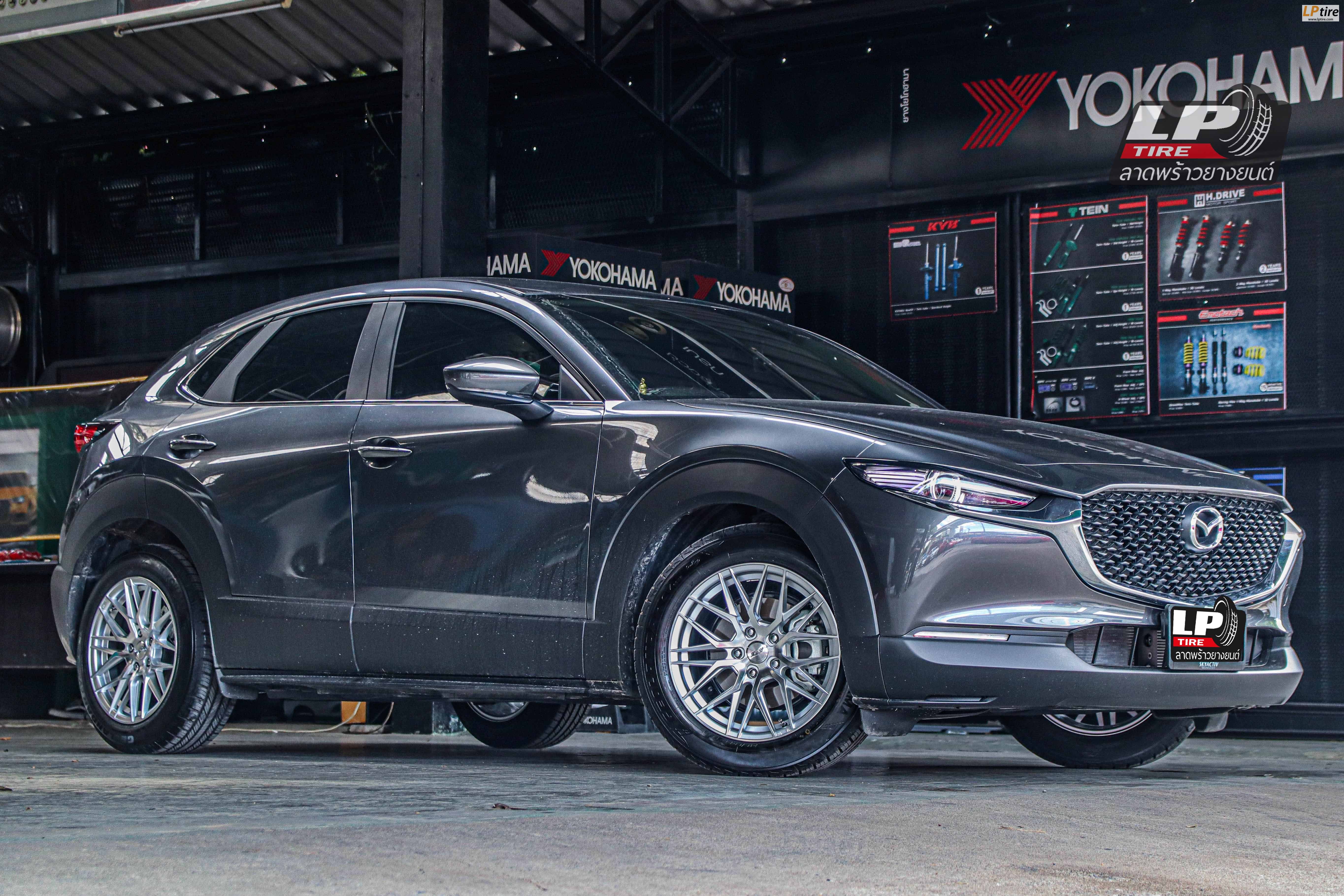 รถ - MAZDA CX30 ล้อแม็ก -SSW S348 ขอบ - 17x8 ET38 5x114.3 Hyper Silver ยาง - YOKOHAMA G058
เบอร์ - 215/60-17