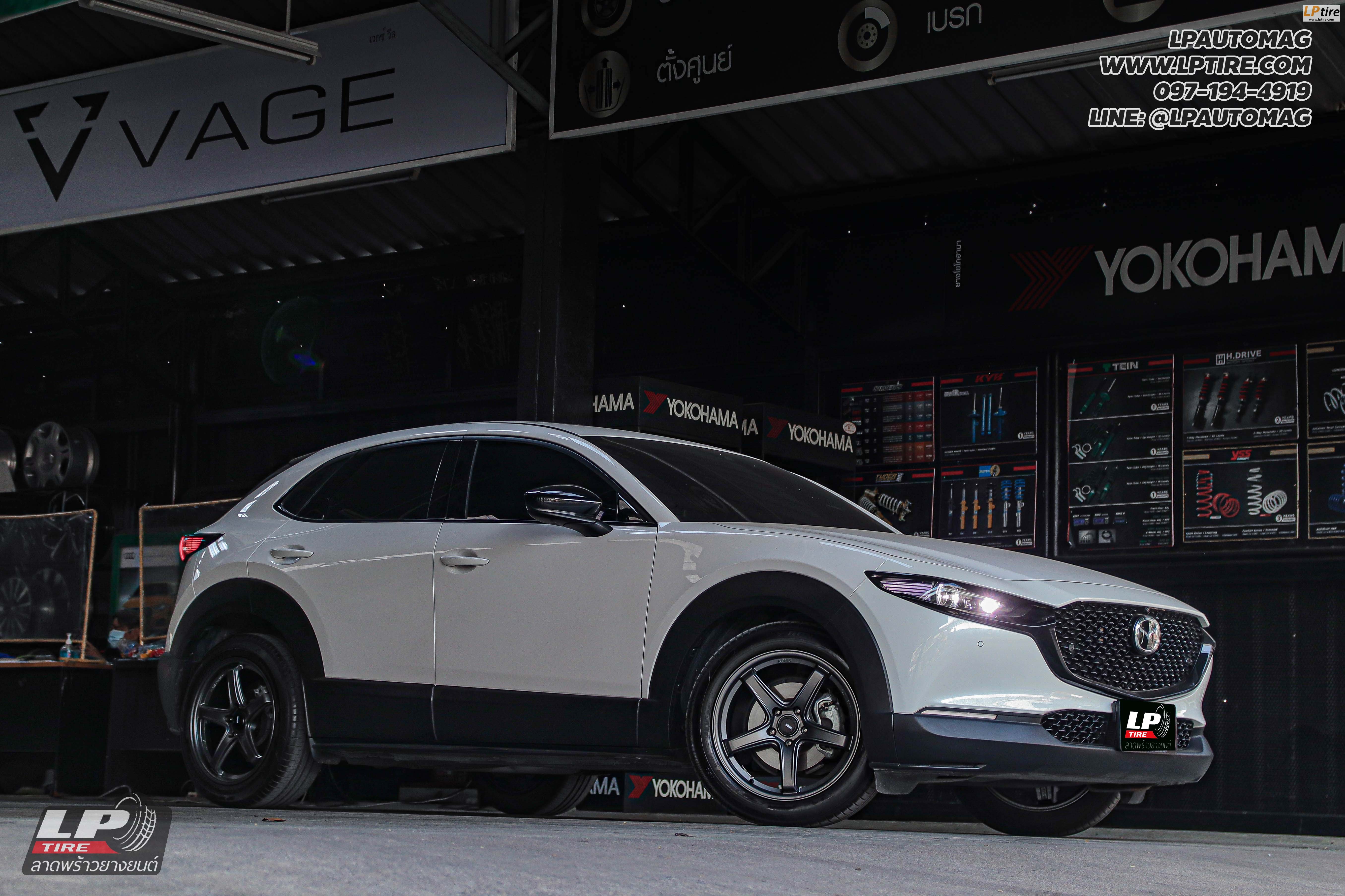 รถ - MAZDA CX-30 ล้อแม็ก - KONIG N947M Flowforming เทาด้าน สเปค - 18x8.5 ET32 5x114.3
ยาง - DUNLOP เบอร์ - 215/55-18