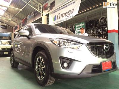 NEW MAZDA CX5 ออกมาจากศูนย์ มาจัดล้อแม็ก กับ ล้อแม็ก SSW S146 17 นิ้ว ET42 สี Blackโครเมี่ยมหน้าเงา ใช้กับยางเดิม