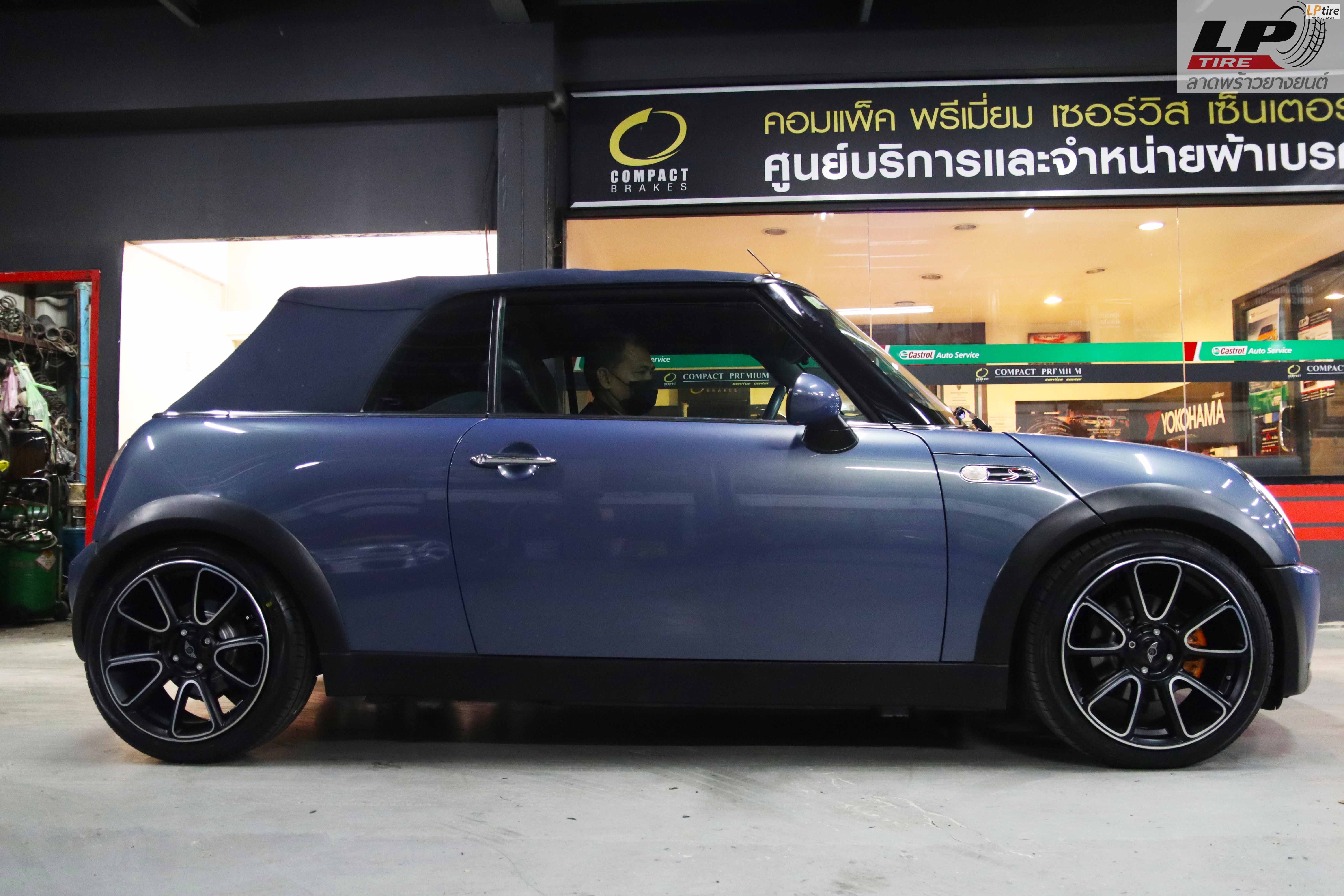 #MINI#COOPER + ล้อแม็ก LTC 401 17x7.5 ET40 4x100 #ดำหน้าเงา พร้อมยางยนต์ YOKOHAMA ES32 205/45-17 ปี20 