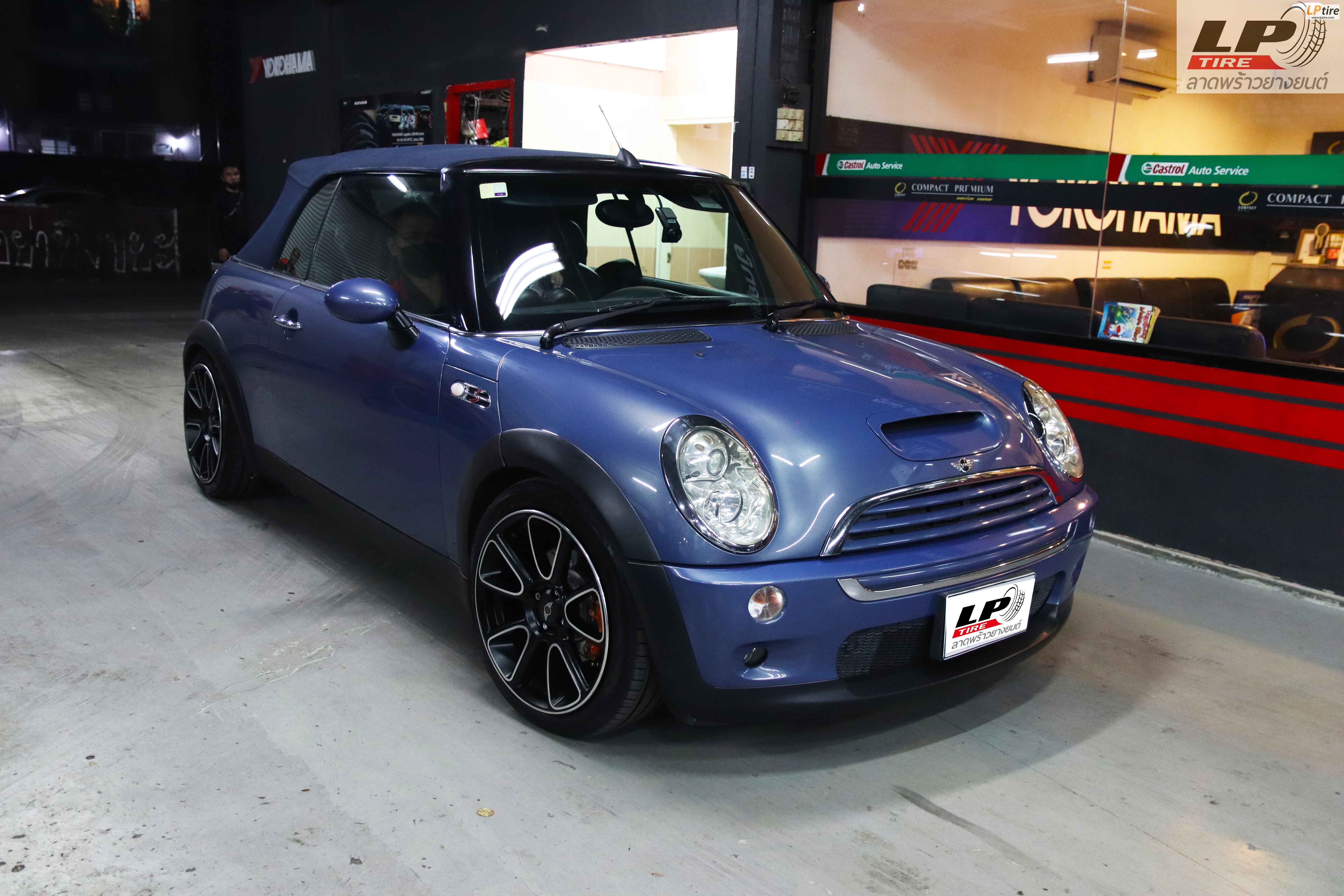 #MINI#COOPER + ล้อแม็ก LTC 401 17x7.5 ET40 4x100 #ดำหน้าเงา พร้อมยางยนต์ YOKOHAMA ES32 205/45-17 ปี20 