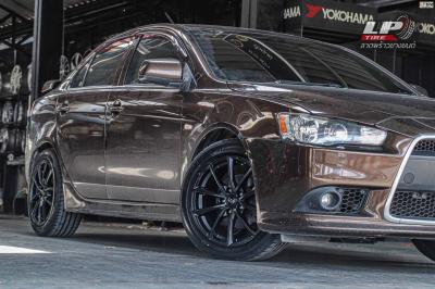 รถ - Mitsubishi Lancer EX ล้อแม็ก - ENKEI SC50 ดำด้าน ขอบ -17x7.5 ET35 5x114.3 ยาง - BRIDGESTONE RE004 เบอร์ -215/50-17