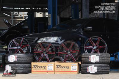 รถ - MITSUBIISHI Lencer ล้อแม็ก - TORQ JAG BY LENSO สเปค - 17x7.5 ET35 4x100 ยาง - LENSO D-1CS เบอร์ - 205/45-17