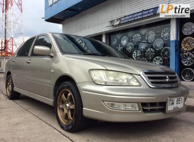 Mitsubishi Lancer เปลี่ยนล้อแม็ก TE37 สี Copper ขอบ 15