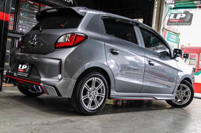 รถ - MITSUBISHI MIRAGE ป้ายแดง ล้อแม็ก - MOMO H485 NEXT ไฮเปอร์ซีลเวอร์ สเปค - 15x6.5 ET40 4x100 รัดยาง - YOKOHAMA AE51 เบอร์ - 185/55-15
.