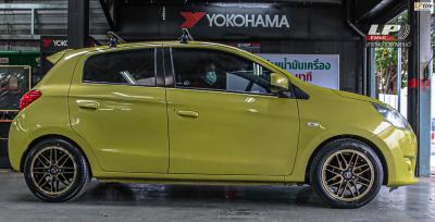 รถ - MITSUBIISHI MIRAGE ล้อแม็ก - MGW N206 ดำหน้าชา สเปค - 15x6.5 ET38 4x100
ยาง - ALLIANCE AL30 030Ex เบอร์ -185/55-15