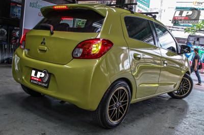 รถ - MITSUBIISHI MIRAGE ล้อแม็ก - MGW N206 ดำหน้าชา สเปค - 15x6.5 ET38 4x100
ยาง - ALLIANCE AL30 030Ex เบอร์ -185/55-15