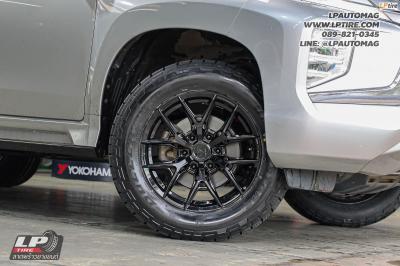 รถ - MITSUBISHI PAJERO SPORT ล้อแม็ก - VAGE VF04 SUV FlowForming V-BLACK สเปค - 18x9 ET15 6x139.7 รัดยาง - BRIDGESTONE DUELER A/T 002 เบอร์ - 265/60-18 โช้คอัพ - PROFENDER รุ่น MONO 2.0