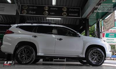 รถ - MITSUBIISHI PAJERO ล้อแม็ก - VAGE VF04 SUV DABK GM FLAT สเปค - 18x9 ET15 6x139.7 ยาง - YOKOHAMA G015 เบอร์ - 265/60-18