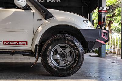 รถ - MITSUBIISHI PAJERO V80/V90 ล้อแม็ก - TAW TAM3290 สเปค -16x8 ET0 6x139.7 รัดยาง - ยางเดิม เบอร์ -