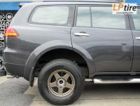 Mitsubishi-Pajero + ล้อแม็ก Bradley 16นิ้ว สีน้ำตาล