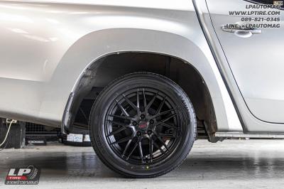 รถ - MITSUBISHI TRITON ล้อแม็ก - SSW S348 ดำด้าน สเปค - 17x8 ET38 5x114.3 ยาง - ALLIANCE AL30 030Ex เบอร์ - 225/55-17