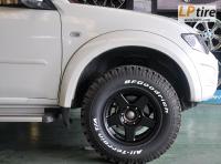 Mitsubishi Triton + ล้อแม็ก Bradley 16นิ้ว สีดำด้าน + ยาง BF GOODRICH KO 265/70-16