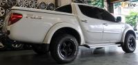 Mitsubishi Triton + ล้อแม็ก Bradley 16นิ้ว สีดำด้าน + ยาง BF GOODRICH KO 265/70-16