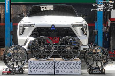 รถ - Mitsubishi XForce HEV ล้อแม็ก - VAGE VF032 V-DARK สเปค - 18x8.5 ET35 5x114.3-5x112