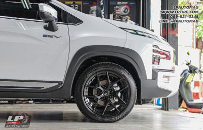 รถ - MITSUBISHI XPANDER&nbsp;ล้อแม็ก - ORI WHEELS CHAPTER-4 FlowForming V-BLACK สเปค - 17x8 ET35 5x112-5x114.3