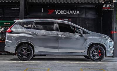 รถ - MITSUBISHI XPANDER ล้อแม็ก - LENSO Jager Craft ดำด้าน ขอบ - 17x7.5 ET35 5x114.3 ยาง - ALLIANCE AL30 030Ex เบอร์ - 215/50-17