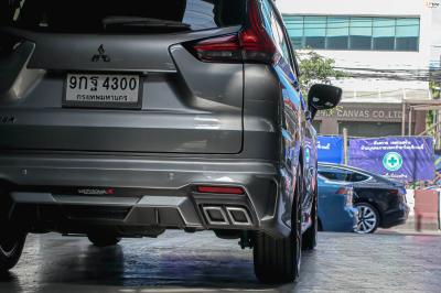 รถ -MITSUBISHI XPANDER ล้อแม็ก - ENKEI SC22 Silverแรกเกอร์ไทเทเนียม สเปค - 17x7 ET35 5x100-5x114.3 ยาง - YOKOHAMA V552 เบอร์ - 215/55-17