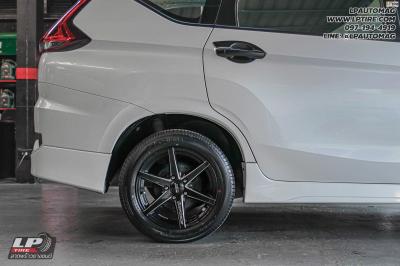 รถ - MITSUBISHI XPANDER. ล้อแม็ก - SSW S379 ดำขลิบเงิน สเปค - 16x7 ET35 5x114.3 ยาง - YOKOHAMA E70 เบอร์ -205/55-16