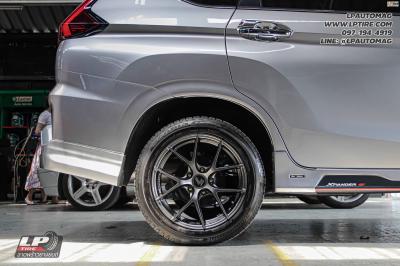 รถ - MITSUBISHI XPANDER ล้อแม็ก - LENSO Jager Dyna HD สเปค - 17x7.5 ET35 5x114.3 ยาง - BRIDGESTONE เบอร์ -205/55-17 น็อตล้อ 7 เหลี่ยม 12x1.5 (รุ้ง)