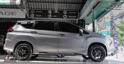 รถ - MITSUBISHI XPANDER ล้อแม็ก - LENSO Jager Dyna HD สเปค - 17x7.5 ET35 5x114.3 ยาง - BRIDGESTONE เบอร์ -205/55-17 น็อตล้อ 7 เหลี่ยม 12x1.5 (รุ้ง)