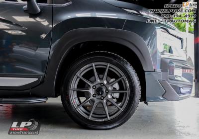 รถ - MITSUBIISHI XPANDER CROSS ล้อแม็ก - ENKEI SC46 เทากัน สเปค -17x7.5 ET35 5x114.3 ยาง - BRIDGESTONE Ecopia EP150 เบอร์ - 205/55-17