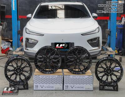 รถ - NETA X ล้อแม็ก - VAGE VF032 FlowForming V-BLACK สเปค -18x8.5 ET35 5x114.3-5x112 ใช้ยางเดิม