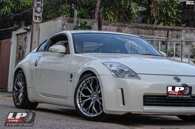 รถ - NISSAN 350Z ล้อแม็ก - MGW FF010F Hyper Black ขอบ - 19x8.5 ET35 5x114.3 ขอบ -19x9.5 ET38 5x114.3 ยาง - PIRELLI P ZERO เบอร์ - 245/35-19 เบอร์ - 285/30-19