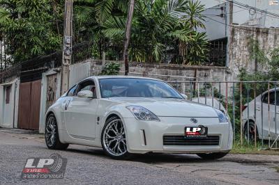 รถ - NISSAN 350Z ล้อแม็ก - MGW FF010F Hyper Black ขอบ - 19x8.5 ET35 5x114.3 ขอบ -19x9.5 ET38 5x114.3 ยาง - PIRELLI P ZERO เบอร์ - 245/35-19 เบอร์ - 285/30-19