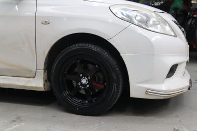 
#NISSAN#ALMERA จัดแม็ก #MGW#MF-6021 #TE37 15x7 ET35 4x100 #ดำด้าน คู่ยางยนต์ #DUNLOP LM704 195/55-15


พร้อมเปลื่ยนช่วงล่าง สวยงาม
