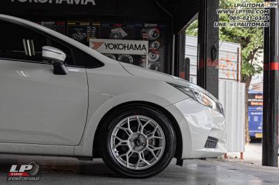 รถ - NISSAN ALMERA ล้อแม็ก - Advanti ASPHAT MD086 FlowForming Hiper Silver สเปค - 16x7 ET40 4x100 ยาง - ALLIANCE AL30 030Ex เบอร์ - 205/55-16