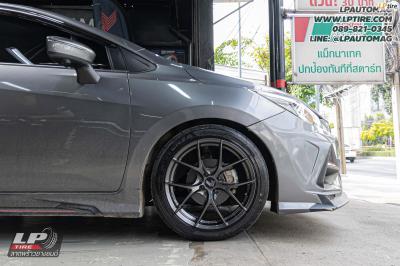 รถ - NISSAN ALMARA&nbsp;ล้อแม็ก- LENSO Jager Dyna HD สเปค - 17x7.5 ET35 4x100&nbsp;รัดยาง - BRIDGESTONE RE005 เบอร์ - 215/45-17